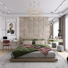 Фото из портфолио Дизайн спальни для молодой девушки, г. Москва – фотографии дизайна интерьеров на INMYROOM