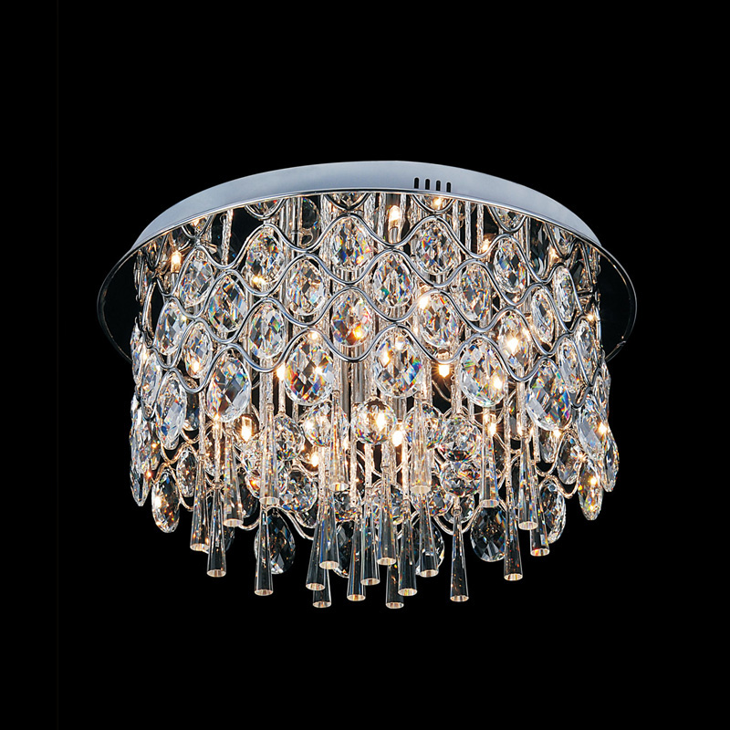 

Потолочная люстра с элементами из прозрачного хрусталя Illuminati Nikon