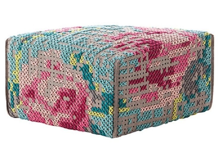 

Пуф Flowers из новозеландской шерсти
