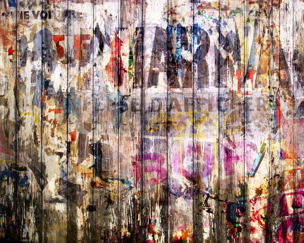 

Дизайнерские обои Graffiti on Boards