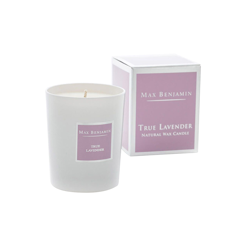 

Ароматическая свеча True Lavender в стакане и подарочной упаковке