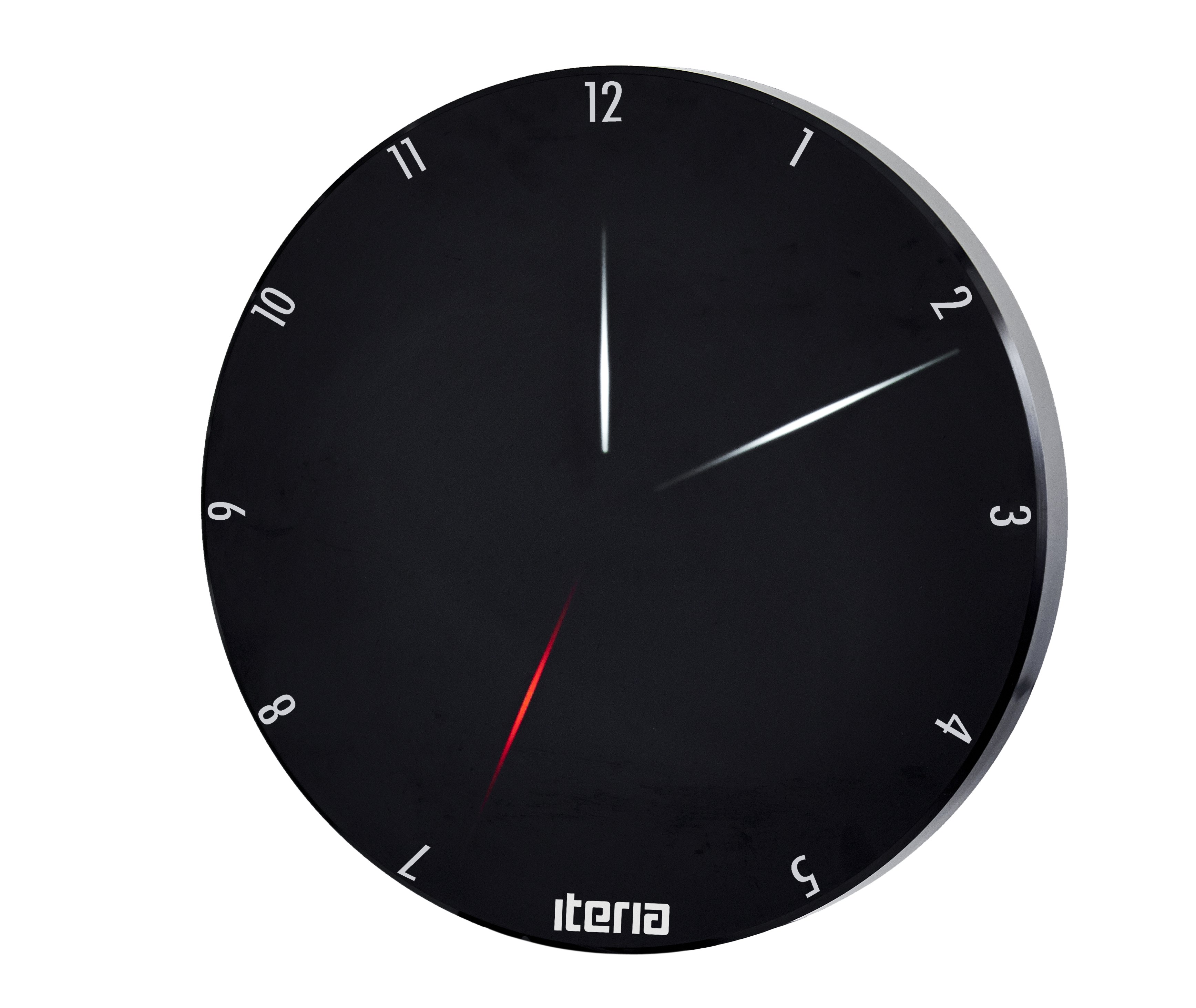 

Светодиодные часы Iteria (цвет черный)