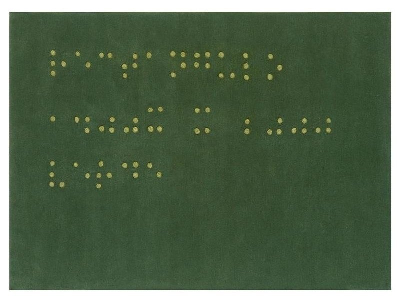 

Ковер Braille зеленого цвета 170x240
