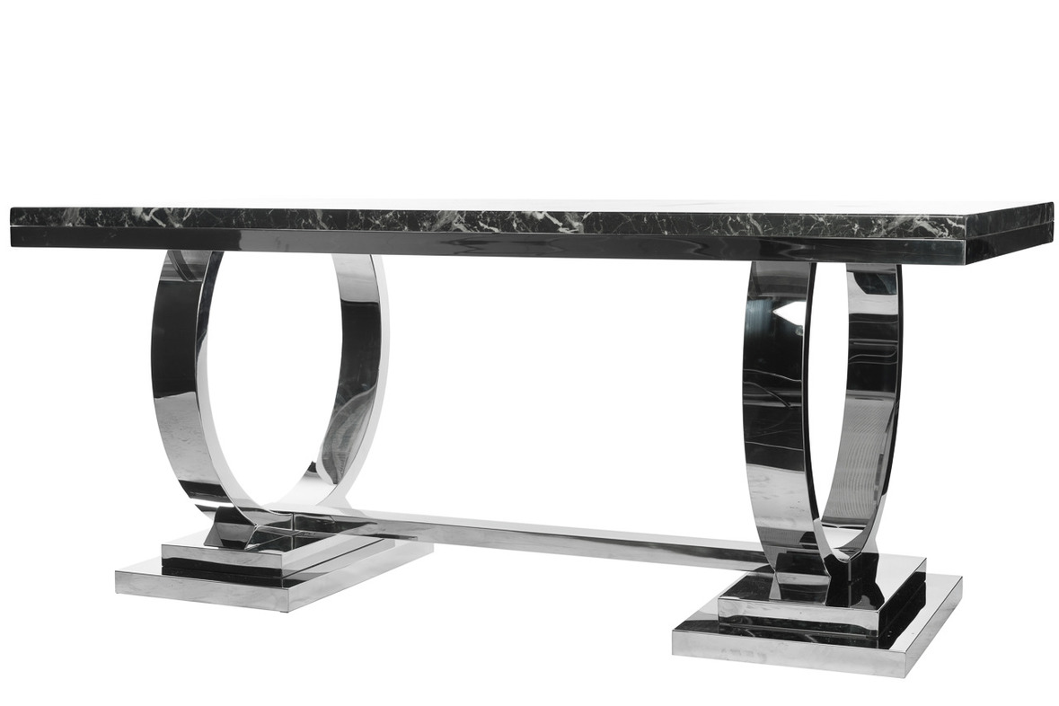 

Обеденный стол со столешницей из искусственного мрамора 180х90 см