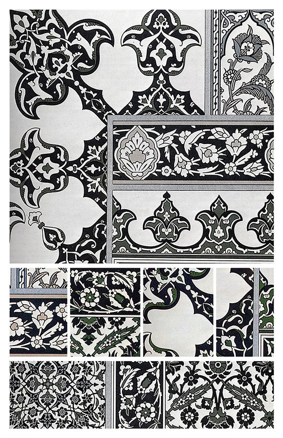 

Репродукция картины на холсте Ornament no 4