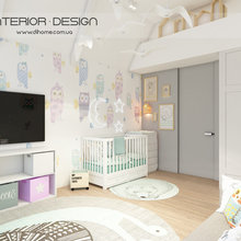 Фото из портфолио Двухуровневая квартира для молодой семьи – фотографии дизайна интерьеров на INMYROOM