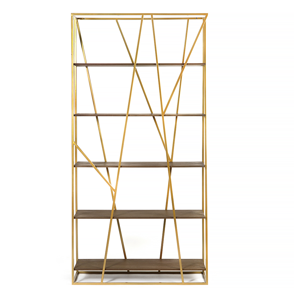 

Стеллаж Powell Gold американский орех