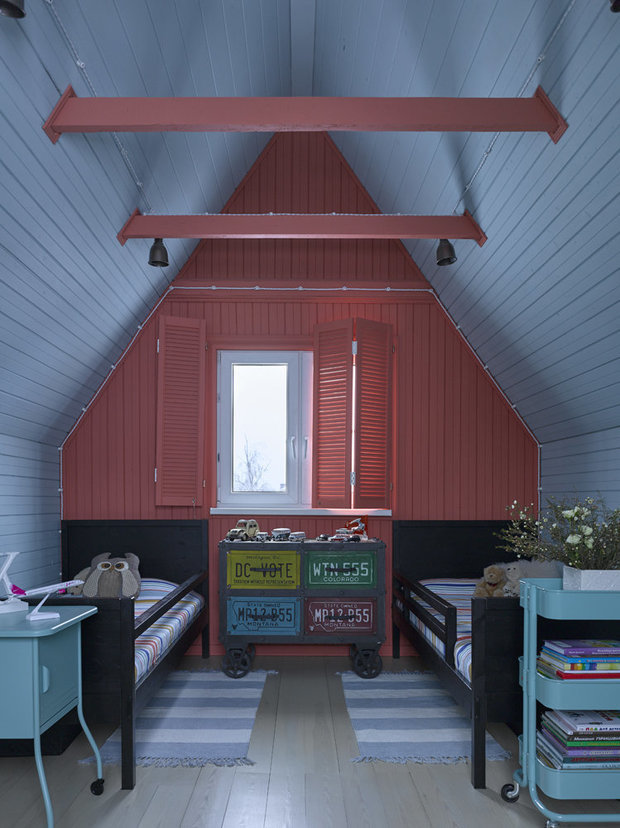 Фотография: Детская в стиле Лофт, Дом и дача, как обновить дачный дом – фото на INMYROOM