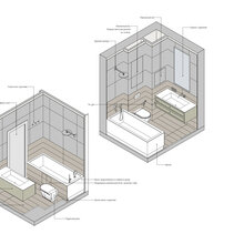 Фото из портфолио Разработка планировочного решения для квартиры 51 м2 – фотографии дизайна интерьеров на INMYROOM