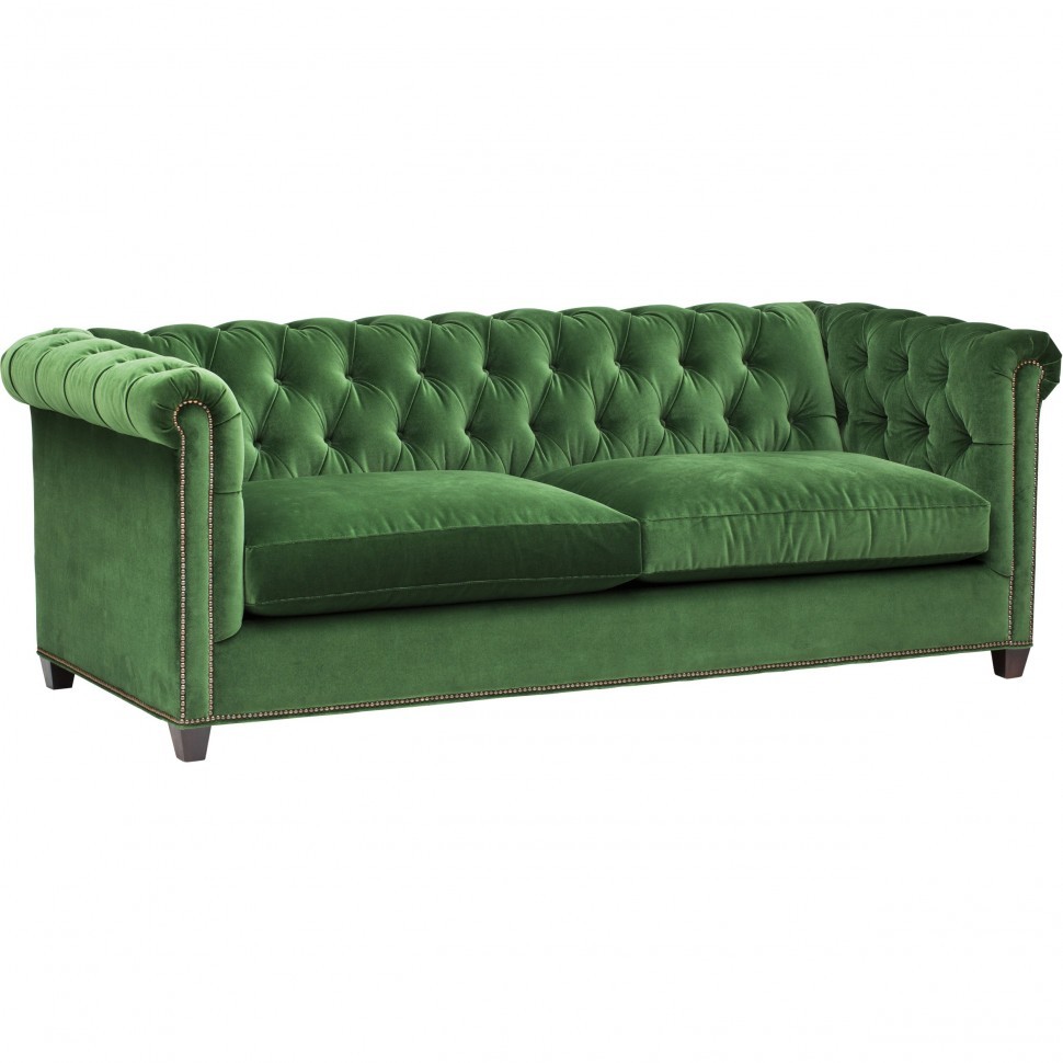 

Диван Chesterfield зеленого цвета
