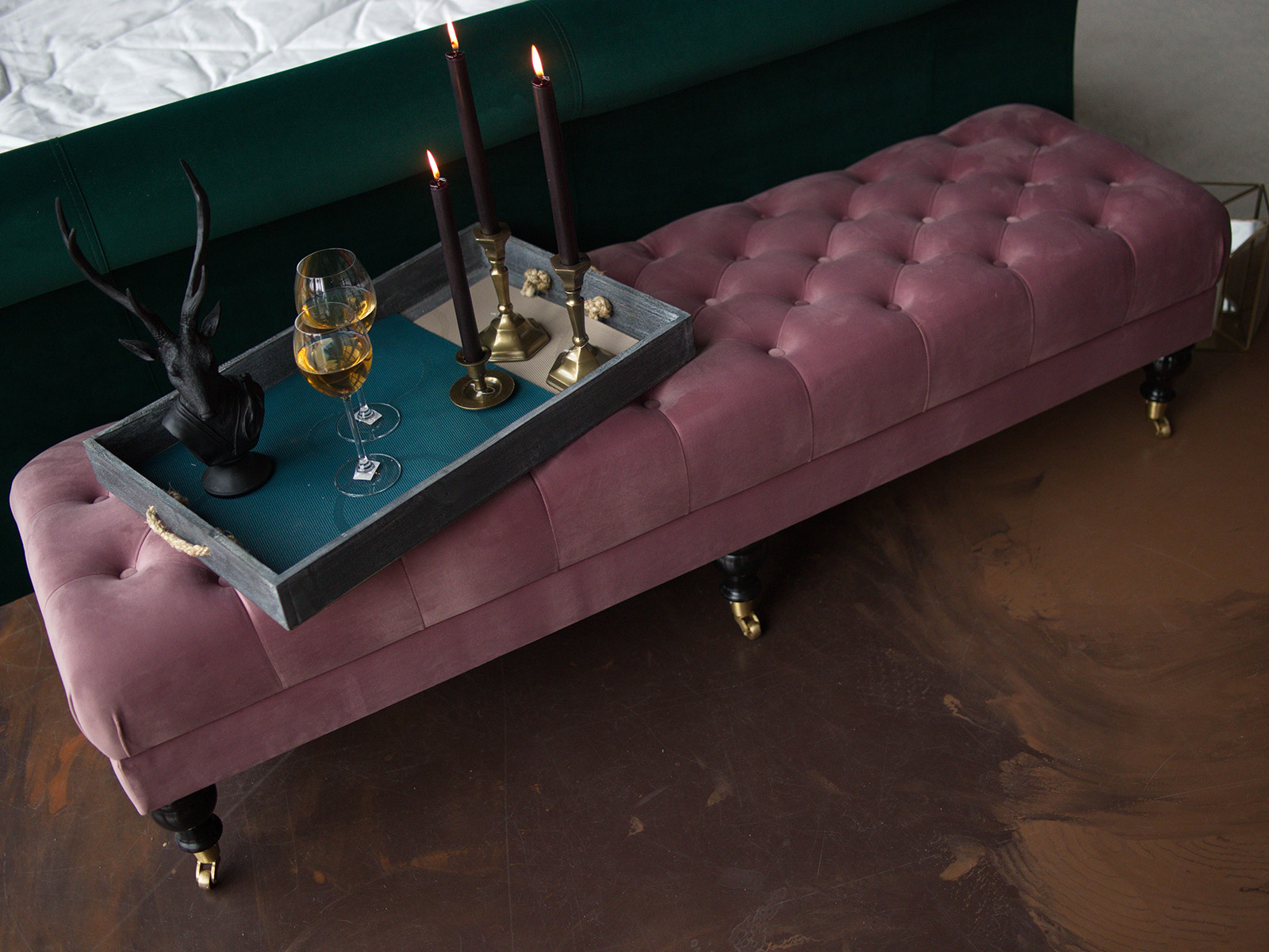 

Банкетка Jazz серого цвета