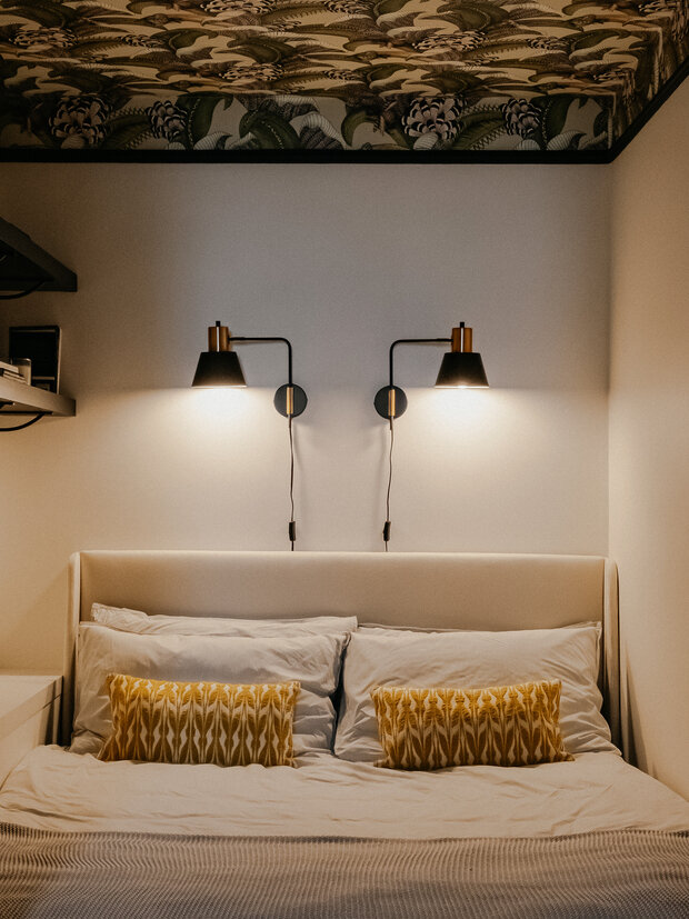 Фотография: Спальня в стиле Современный, Эко, Квартира, Студия, США, Проект недели, Калифорния, 40-60 метров, Bravo.Bureau – фото на INMYROOM