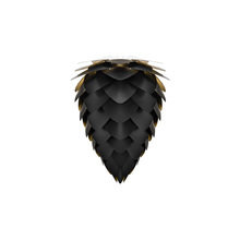 Плафон Conia black & gold черного цвета Плафон Conia black & gold черного цвета