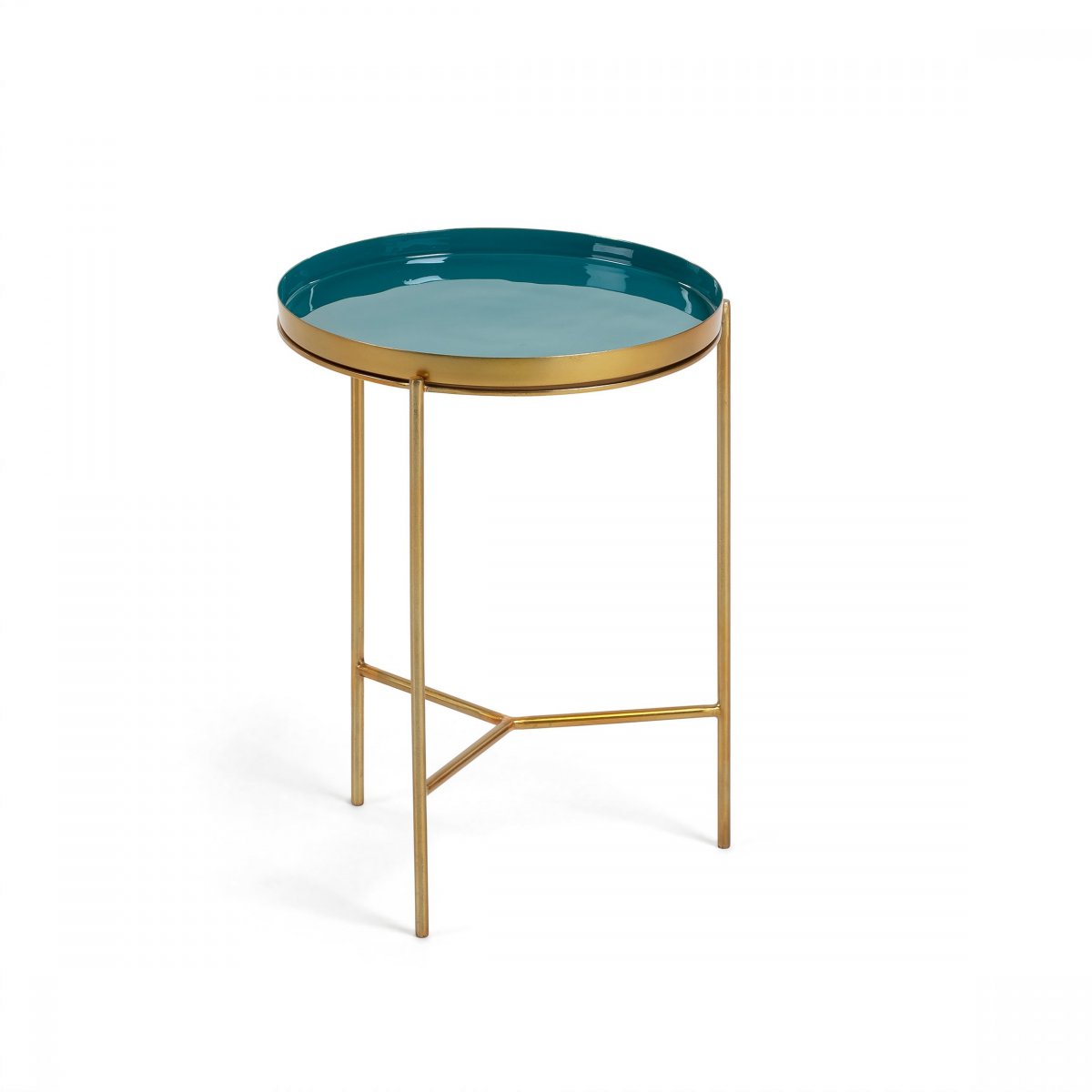 

Журнальный стол Naoko из металла зеленого цвета