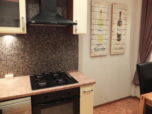 Фото из портфолио Кухня с гостиной Реализованный дизайн-проект – фотографии дизайна интерьеров на INMYROOM