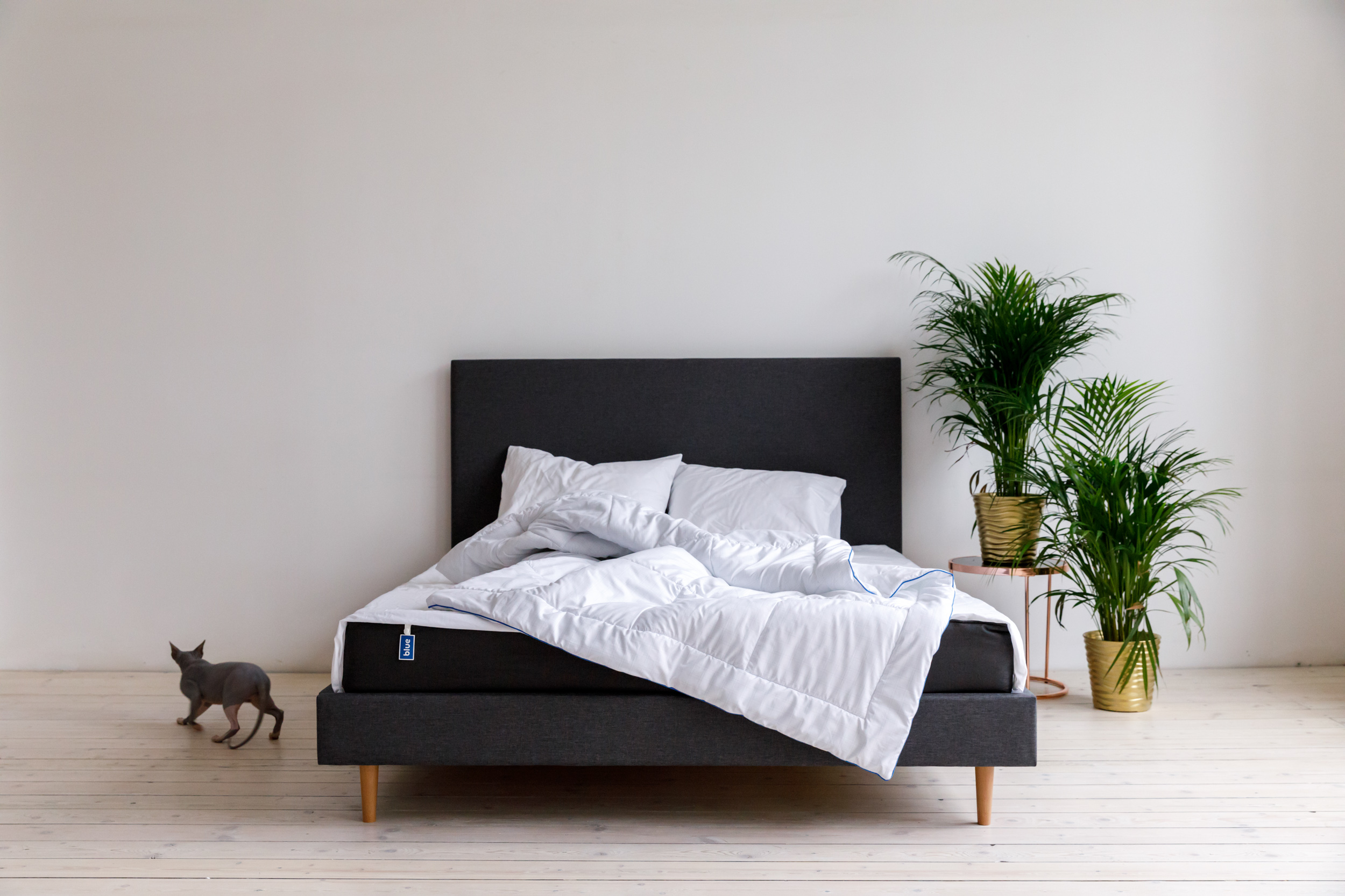 Кровать Amsterdam 180х200 светло-серого цвета