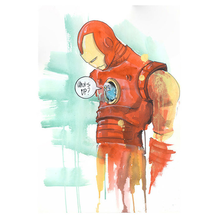 Принт Iron Man А2 Принт Iron Man А2