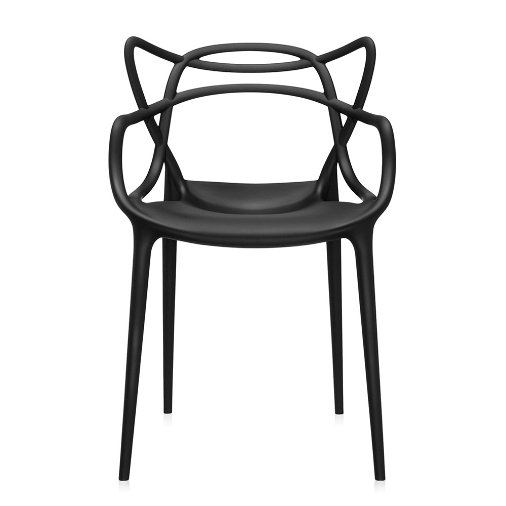 

Кресло Kartell Masters из термопластика черного цвета