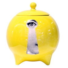 Декоративная ваза с крышкой La Chiave Yellow Декоративная ваза с крышкой La Chiave Yellow