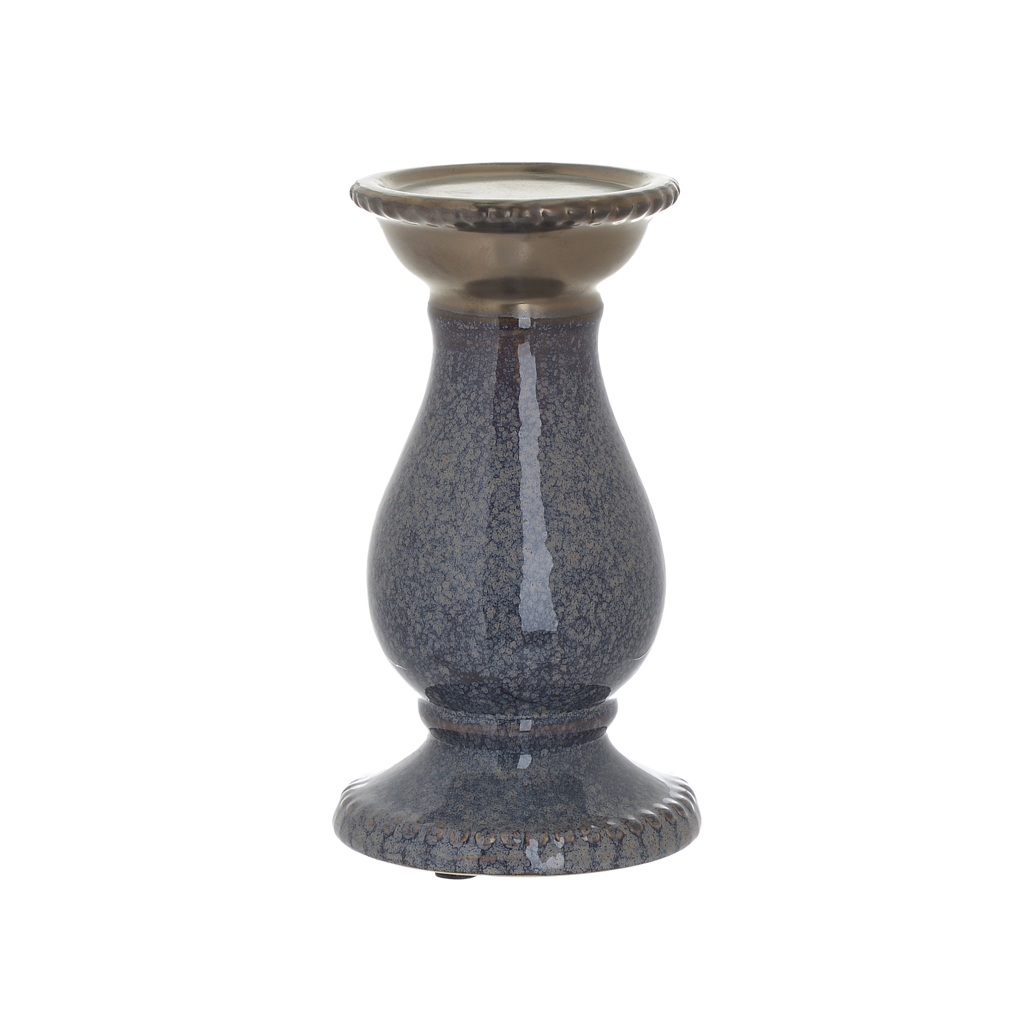 

Керамический подсвечник серого цвета