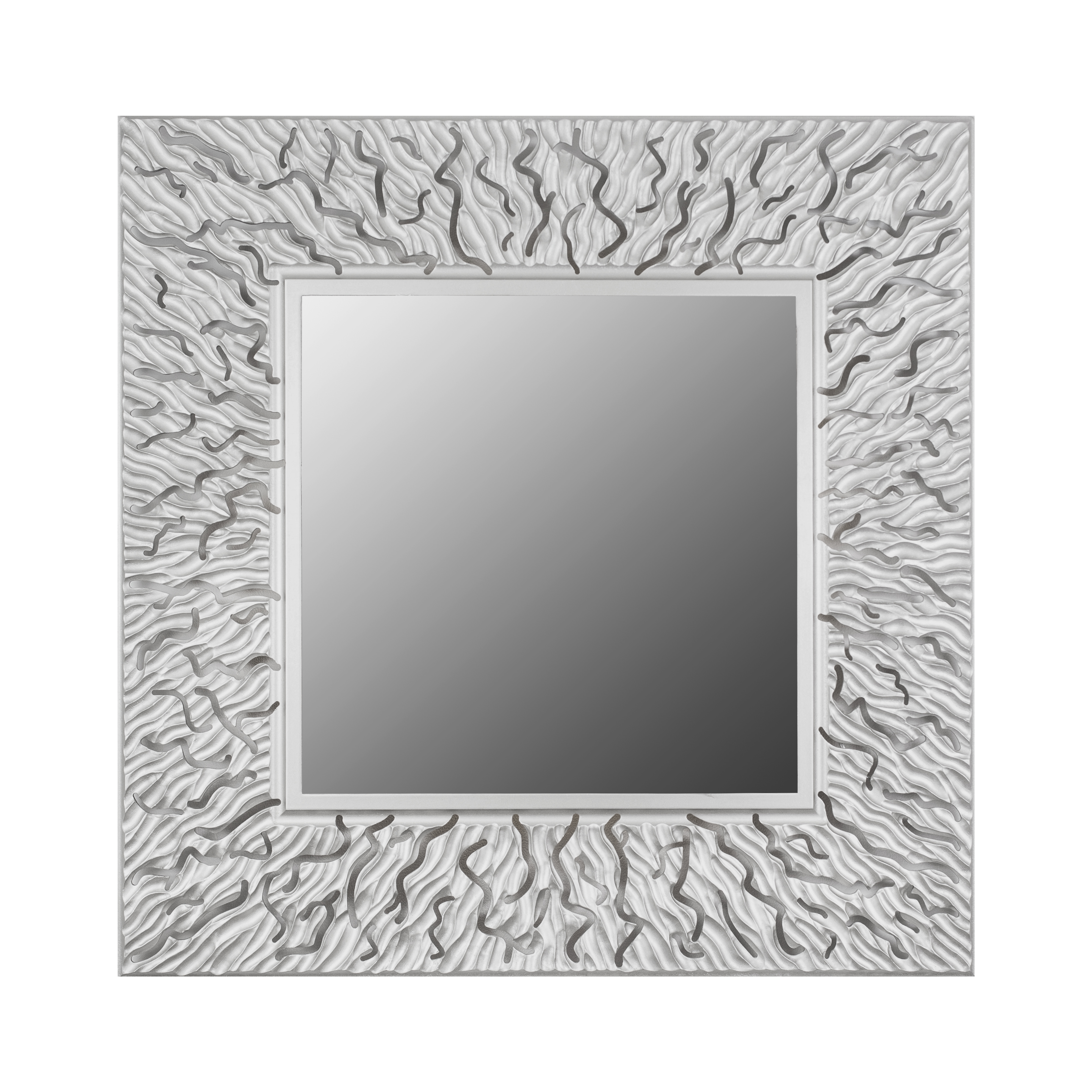 

Настенное зеркало Coral Square Silver