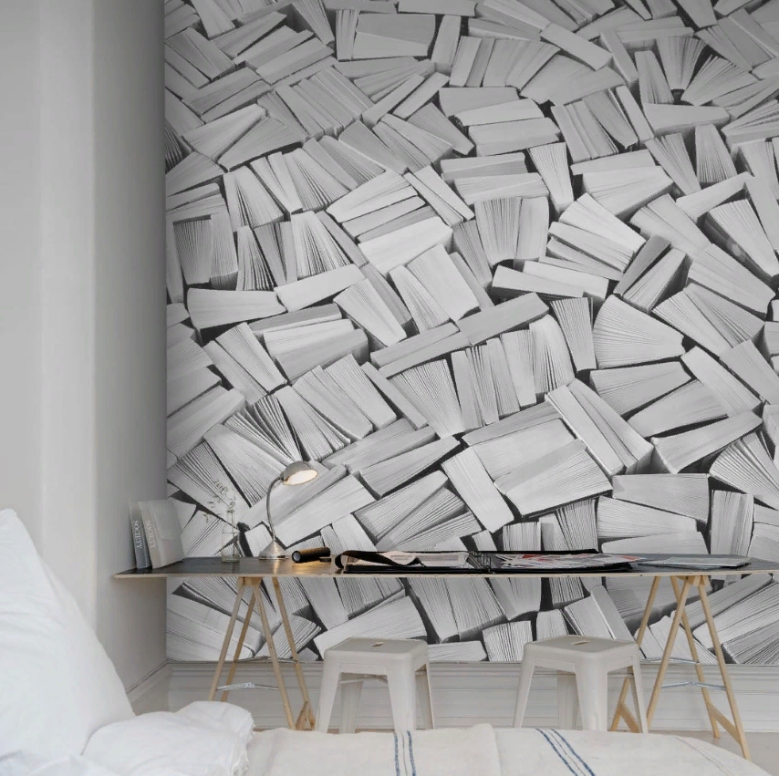

Дизайнерские обои Books White