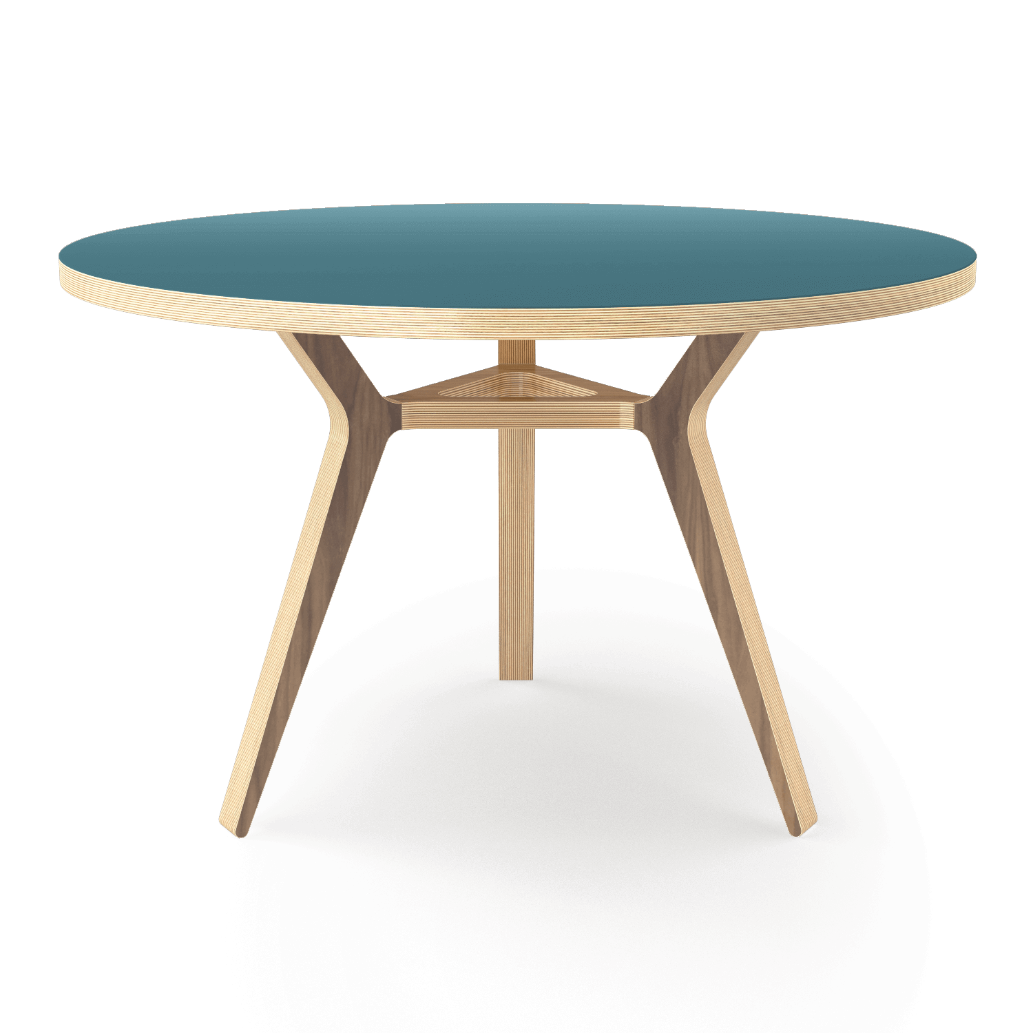 

Стол täby Walnut Dark Blue 120 орех