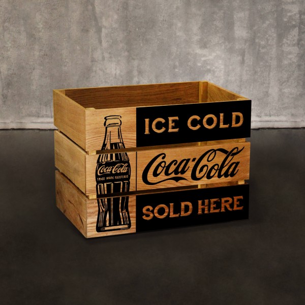 

Ящик для хранения Coca-Cola из массива дуба
