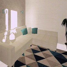 Фото из портфолио Маленькая светлая однокомнатная квартира – фотографии дизайна интерьеров на INMYROOM