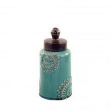 Банка с крышкой Turquoise Mehndi Stoneware Lidded Jar Банка с крышкой Turquoise Mehndi Stoneware Lidded Jar
