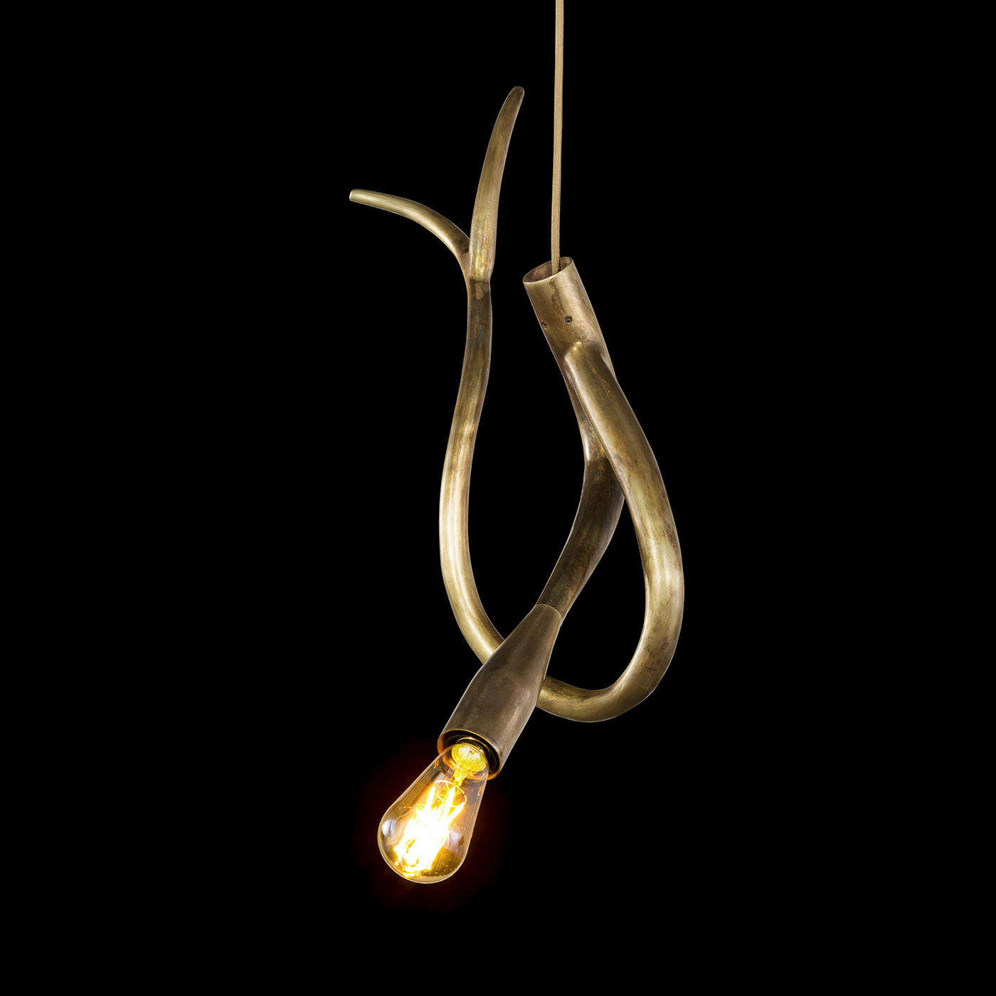

Подвесной светильник Edison's Tail Brand Van Egmond латунь
