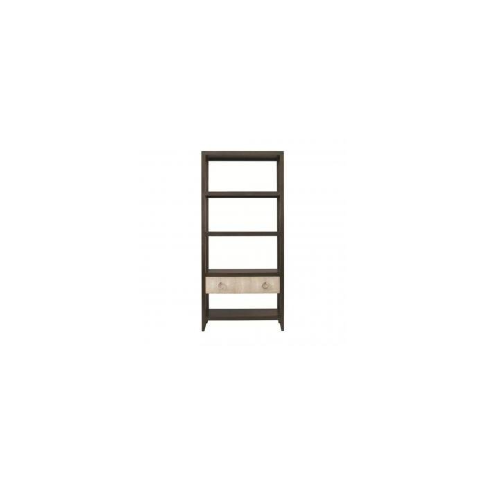 Стеллаж GREGORY BOOKCASE WITH DRAWER - BROWN Стеллаж GREGORY BOOKCASE WITH DRAWER - BROWN