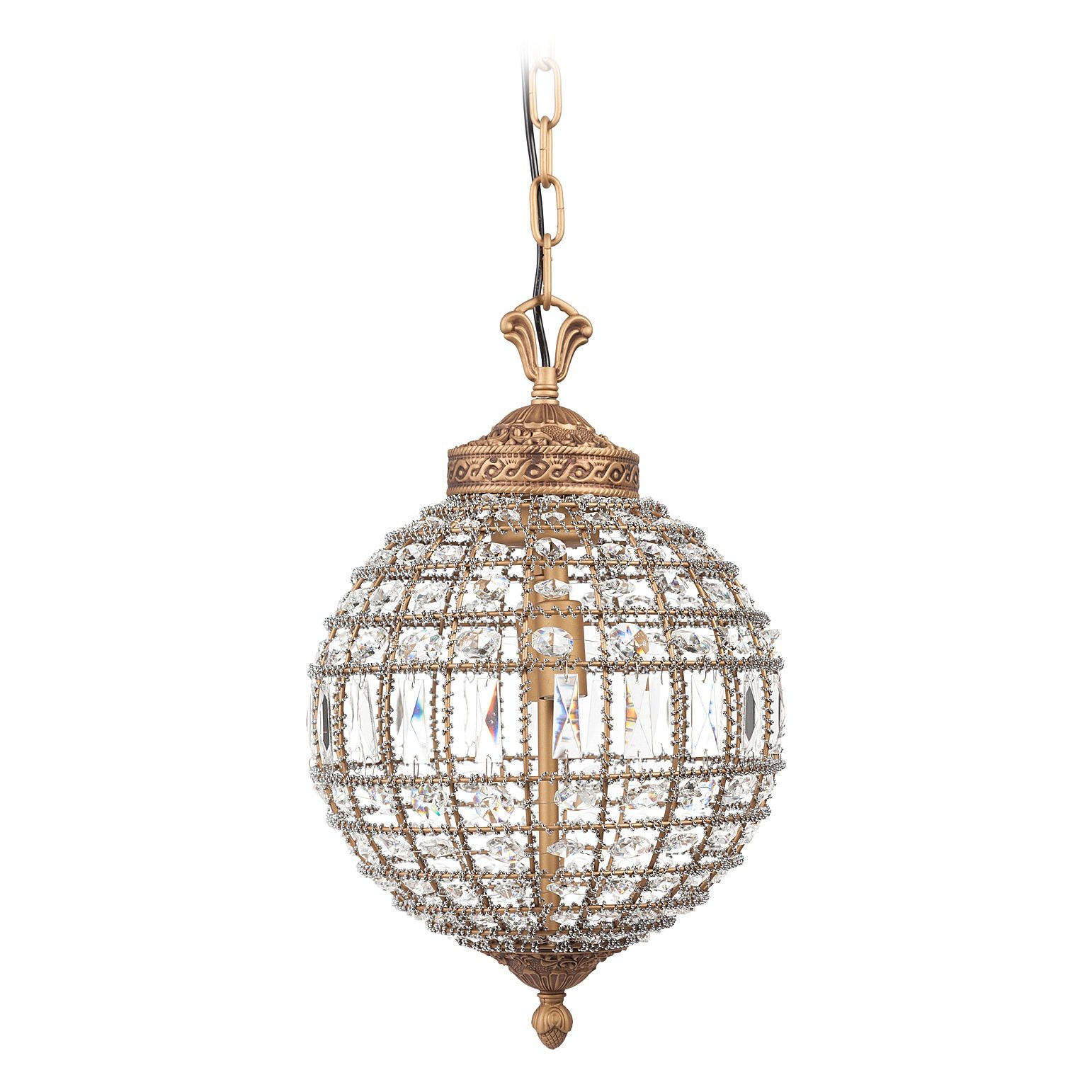 

Люстра Casbah Crystal Chandelier украшена хрустальными кристаллами