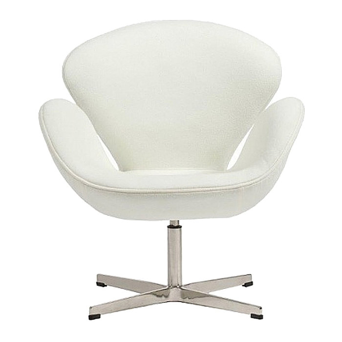 Кресло Swan Chair белого цвета Кресло Swan Chair белого цвета
