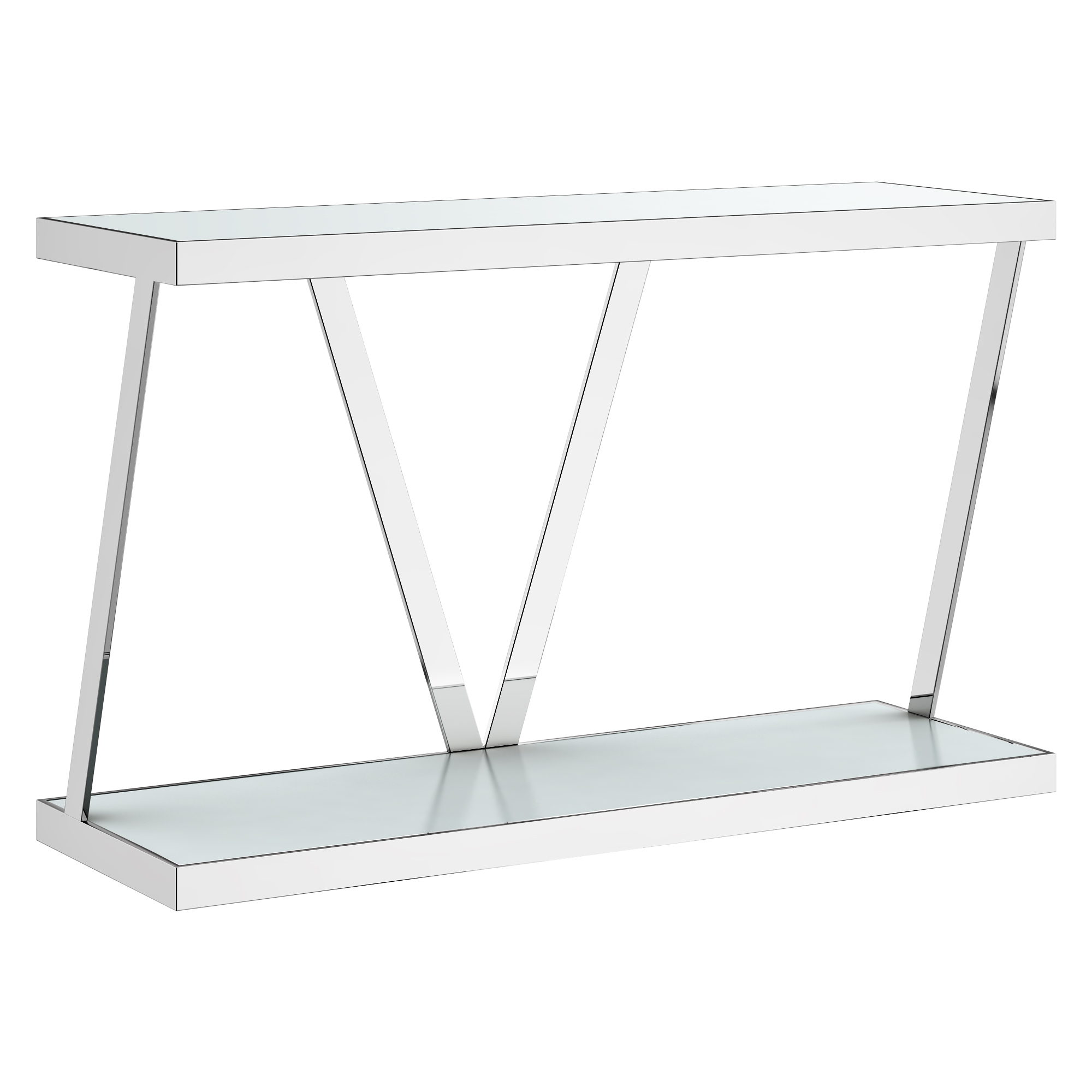 

Консоль Marble из стекла и стали
