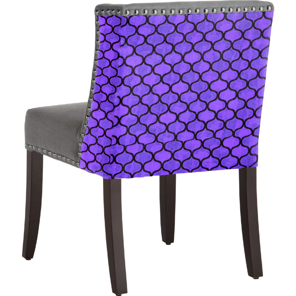 

Стул с мягкой обивкой Violet серый