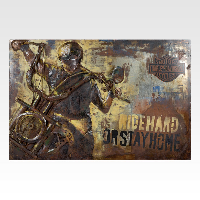 Инсталляция Ride hard or stay home Инсталляция Ride hard or stay home