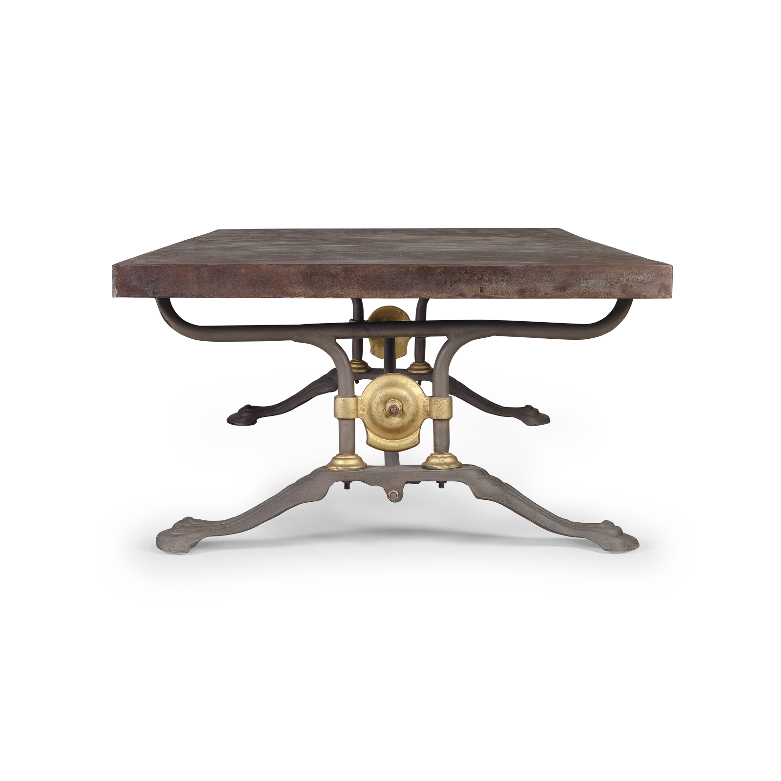 

Журнальный стол Metal Sleeve коричневого цвета