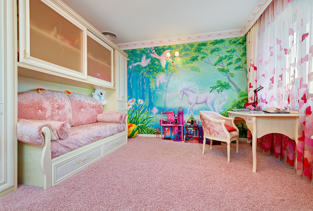 Фото из портфолио Детская комната "Мечта розовой феи" – фотографии дизайна интерьеров на INMYROOM