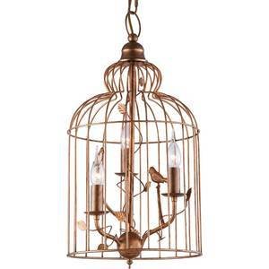 Подвесная люстра ARTE LAMP "Gabbia" с декоративным плафоном в виде клетки