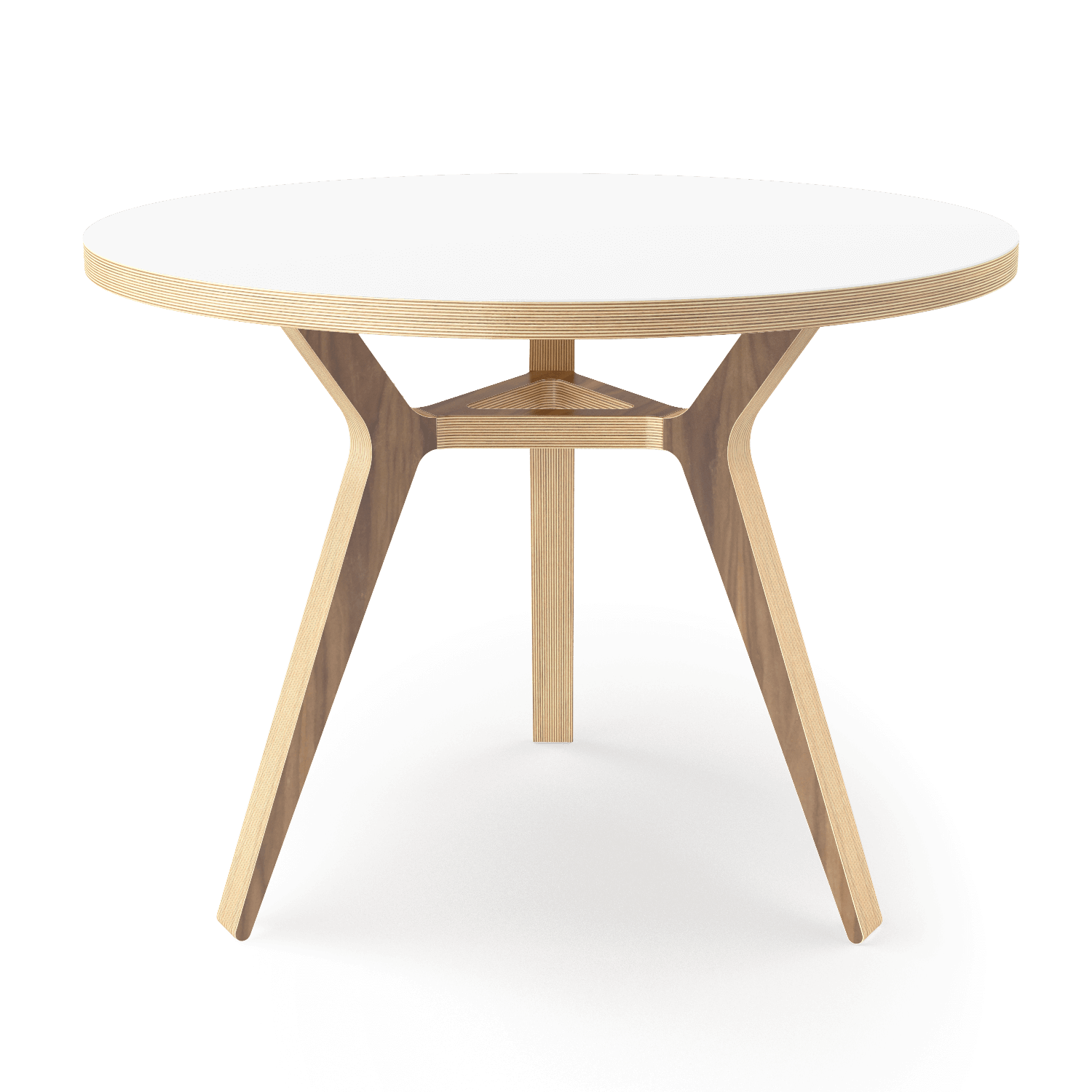 

Стол täby Walnut White 100 орех