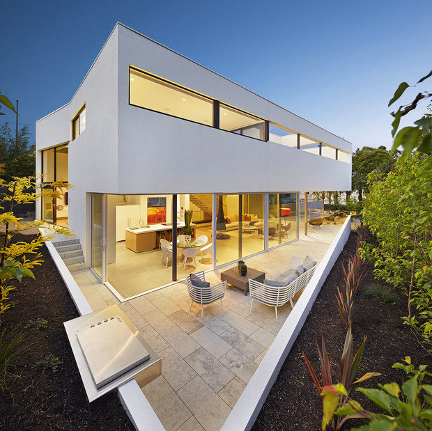 Фото из портфолио Интересная архитектура частного дома в Австралии – фотографии дизайна интерьеров на INMYROOM