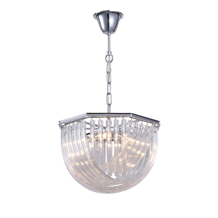 

Подвесной светильник Murano Chrome из закрученных подвесок