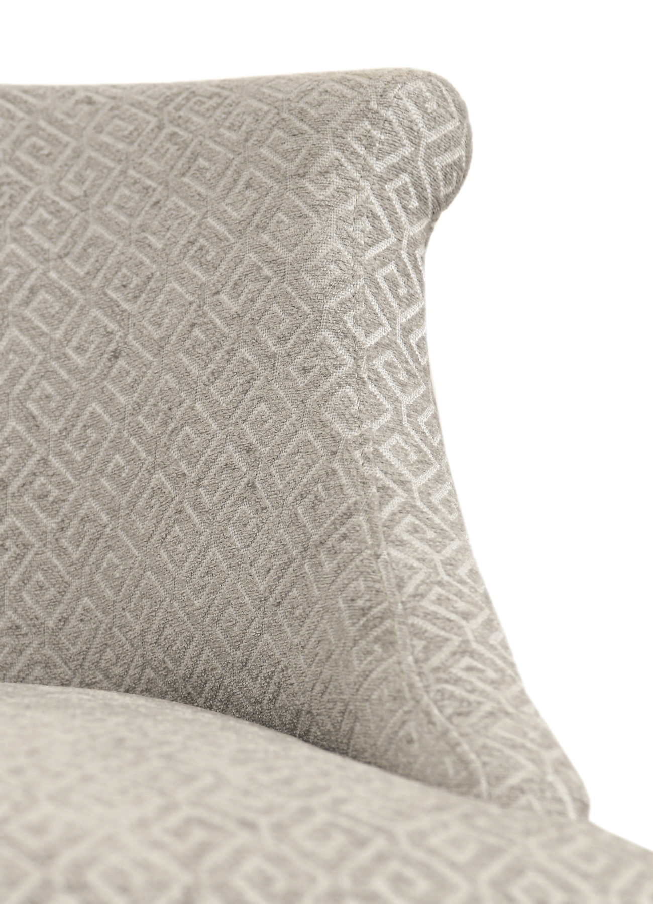 

Кресло Pattern с обивкой из велюра бежевого цвета