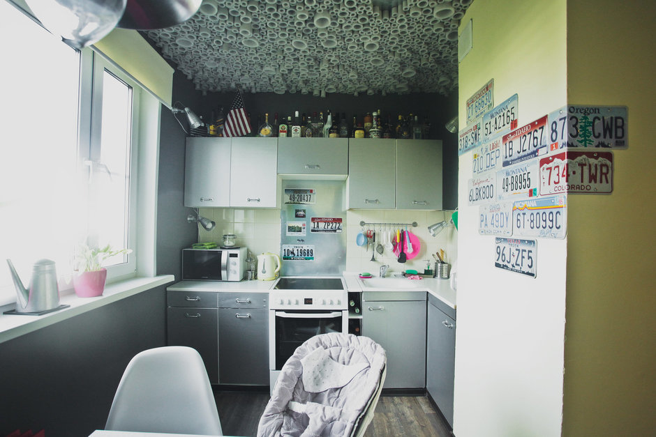 Фотография: Кухня и столовая в стиле Лофт, DIY, Квартира, Дома и квартиры, IKEA – фото на InMyRoom.ru