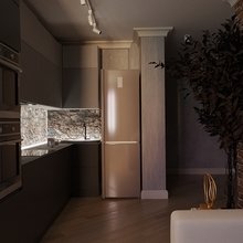 Фото из портфолио проект кухня-гостинная 20 м2 – фотографии дизайна интерьеров на INMYROOM