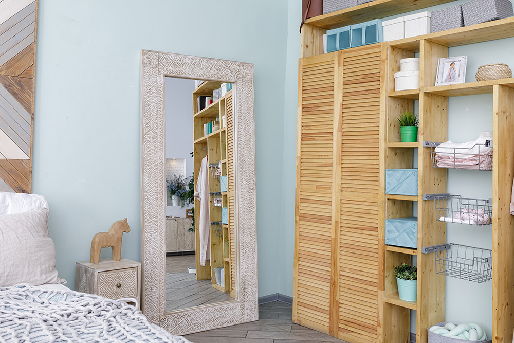 

Зеркало в раме Papua Large Oak