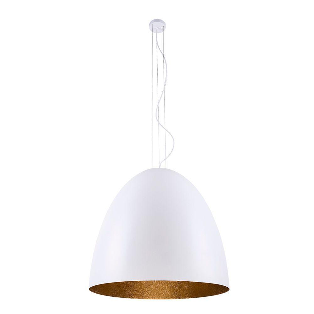 

Подвесной светильник Egg из металла белого цвета