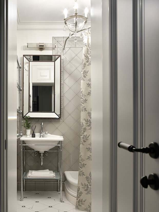 1. Дизайн ванной комнаты в стиле модерн