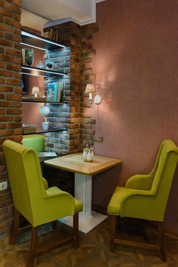 Фото из портфолио Реализованный проект кафе в г. Севастополе – фотографии дизайна интерьеров на INMYROOM